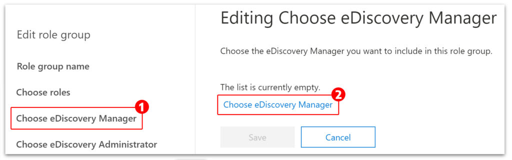 Choose eDiscovery Manager.