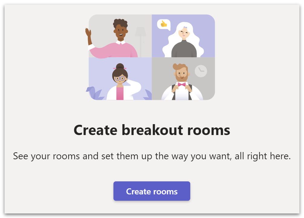 Create rooms.