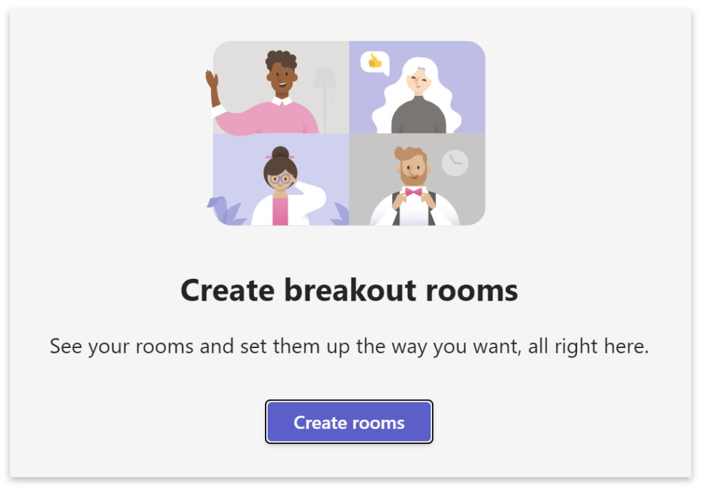 Create rooms.