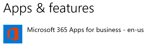 Microsoft 365 app